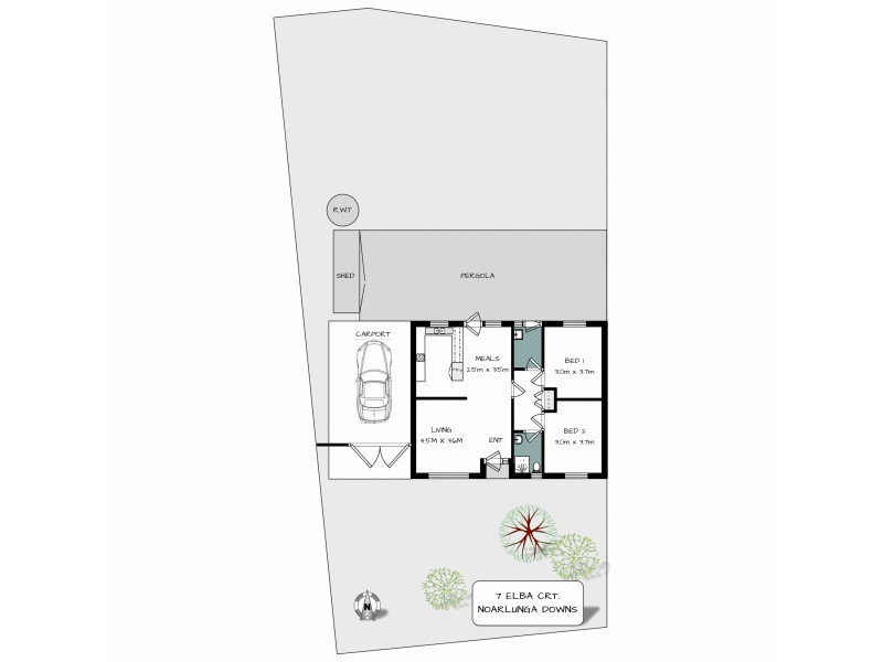 7 Elba Court, Noarlunga Downs SA 5168 Floorplan