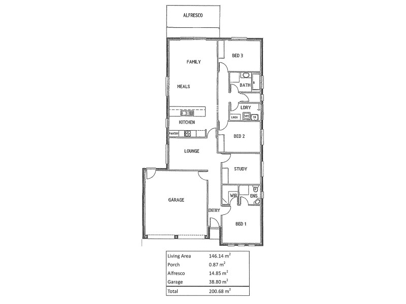 9 Dampier Road, Seaford Meadows SA 5169 Floorplan