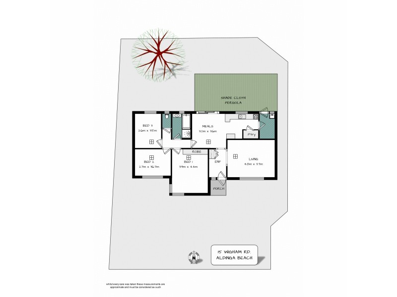 15 Wigham Road, Aldinga Beach SA 5173 Floorplan