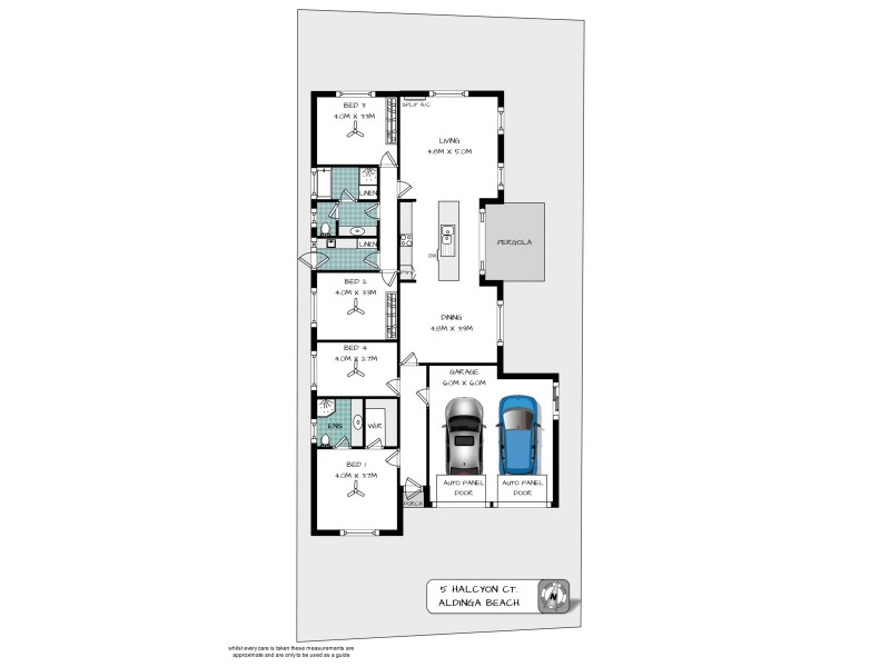 5 Halcyon Circuit, Aldinga Beach SA 5173 Floorplan