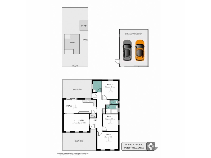 12 Falcon Street, Port Willunga SA 5173 Floorplan