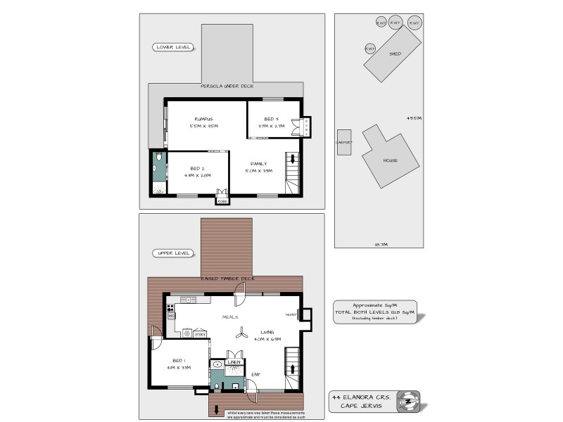 44 Elanora Crescent, Cape Jervis SA 5204 Floorplan