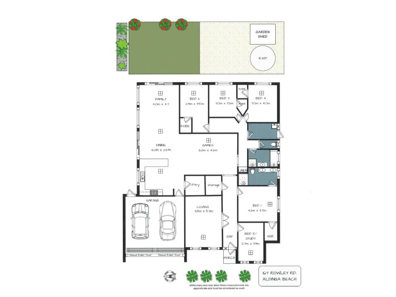 167 Rowley Road, Aldinga Beach SA 5173 Floorplan