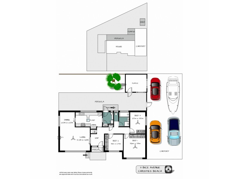 3 Bice Avenue, Christies Beach SA 5165 Floorplan