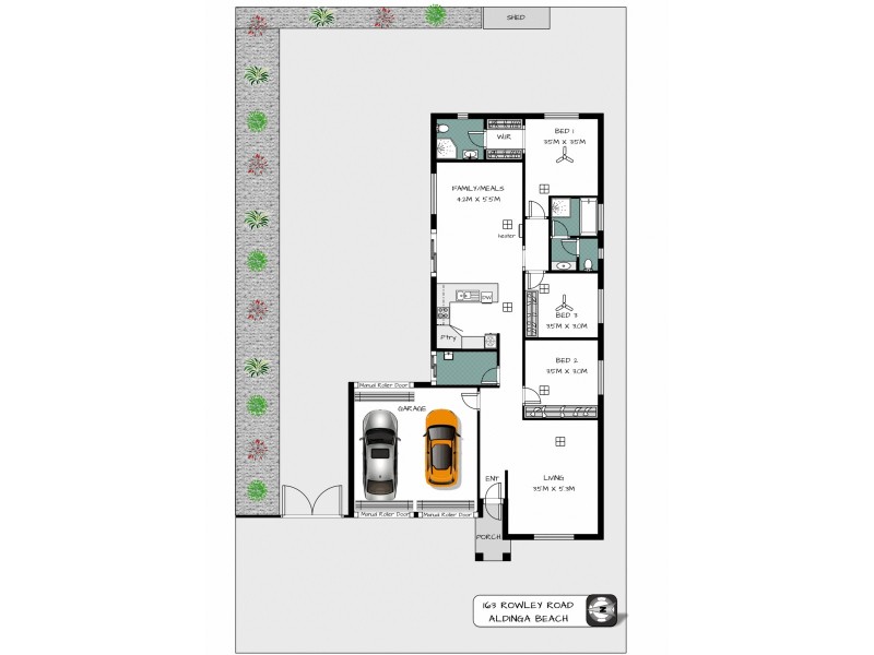 163 Rowley Road, Aldinga Beach SA 5173 Floorplan