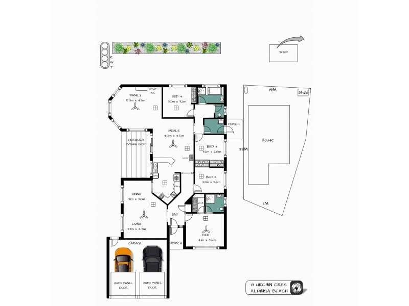 8 Urchin Crescent, Aldinga Beach SA 5173 Floorplan