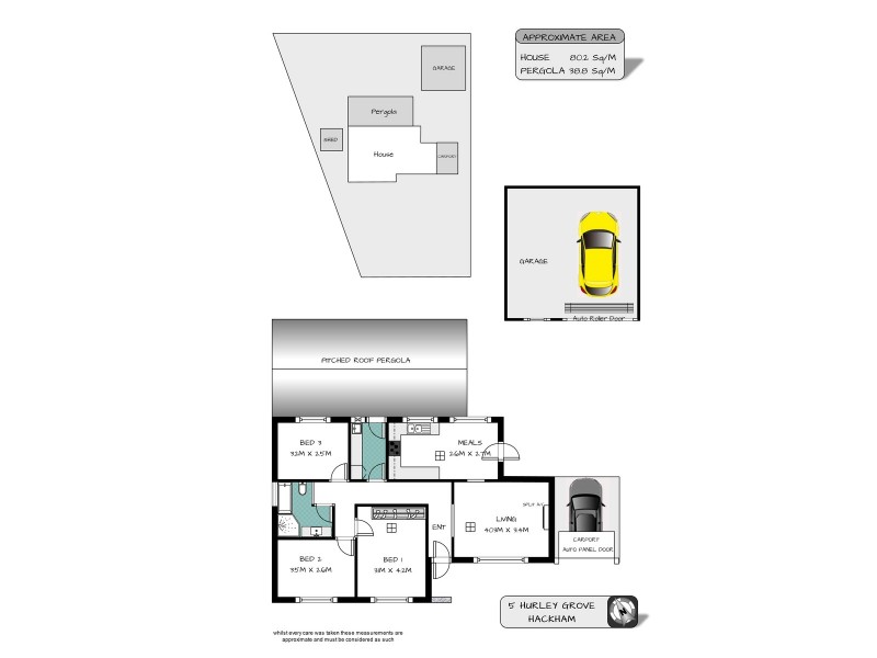 5 Hurley Grove, Hackham SA 5163 Floorplan