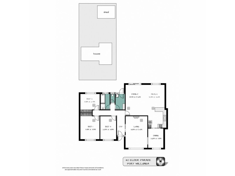 40 Elder Parade, Port Willunga SA 5173 Floorplan