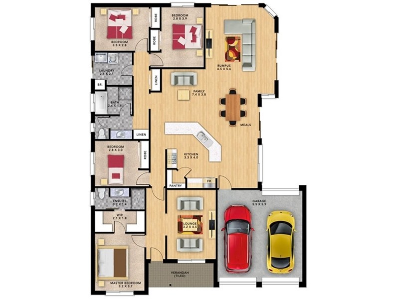 3 Basin Street, Aldinga Beach SA 5173 Floorplan