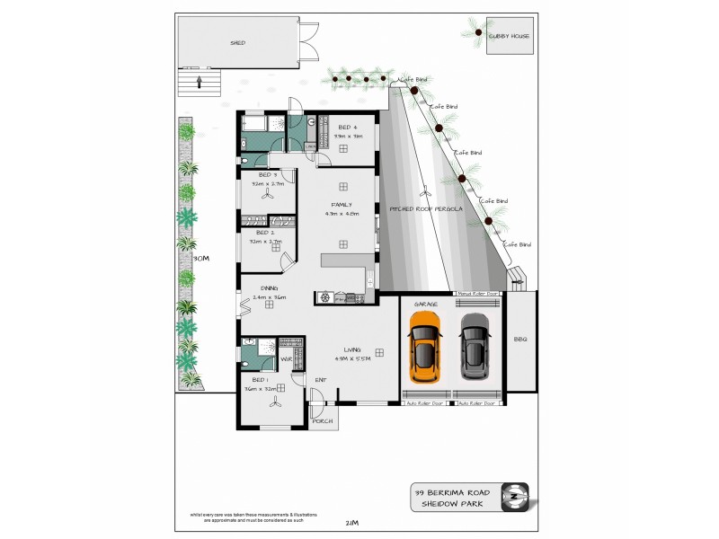 39 Berrima Road, Sheidow Park SA 5158 Floorplan