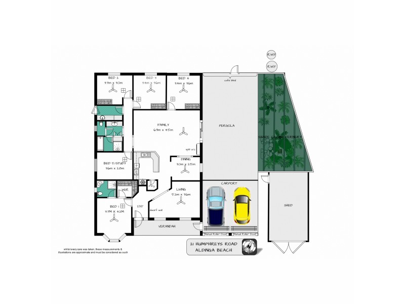 21 Humphrys Road, Aldinga Beach SA 5173 Floorplan