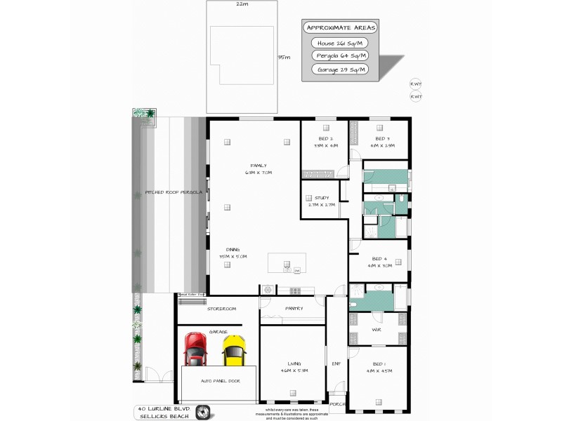 40 Lurline Boulevard, Sellicks Beach SA 5174 Floorplan