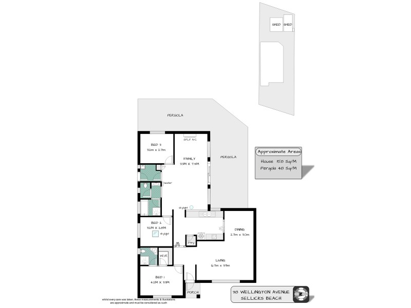 38 Wellington Avenue, Sellicks Beach SA 5174 Floorplan