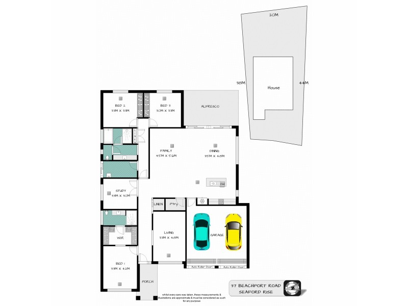 37 Beachport Road, Seaford Rise SA 5169 Floorplan