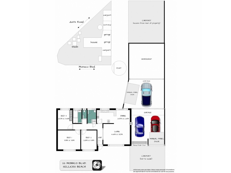 22 Monaco Boulevard, Sellicks Beach SA 5174 Floorplan