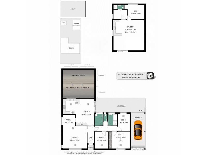 15 Sunnyside Avenue, Maslin Beach SA 5170 Floorplan