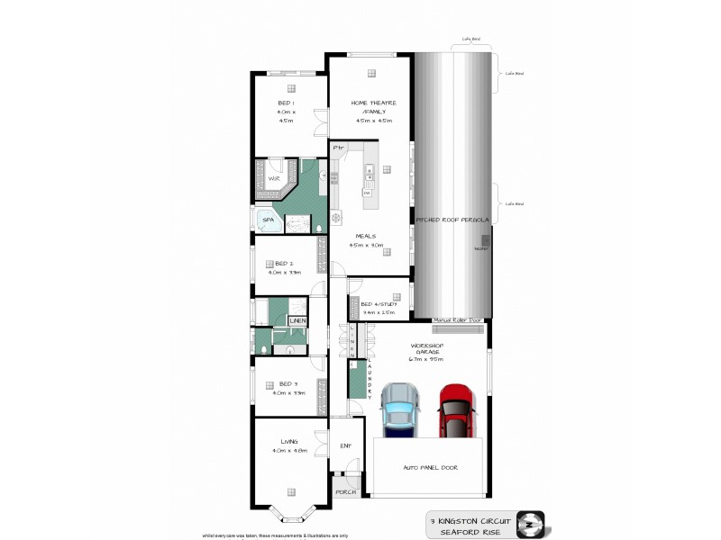 3 Kingston Circuit, Seaford Rise SA 5169 Floorplan