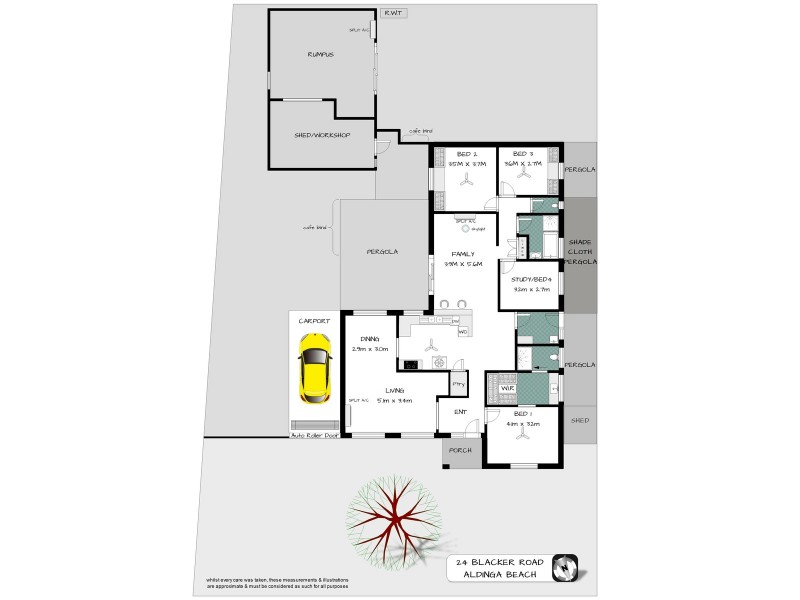24 Blacker Road, Aldinga Beach SA 5173 Floorplan