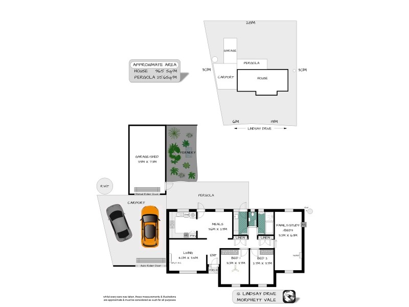 12 Lindsay Drive, Morphett Vale SA 5162 Floorplan