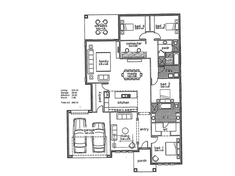 2 Wild Orchid Avenue, Aldinga Beach SA 5173 Floorplan