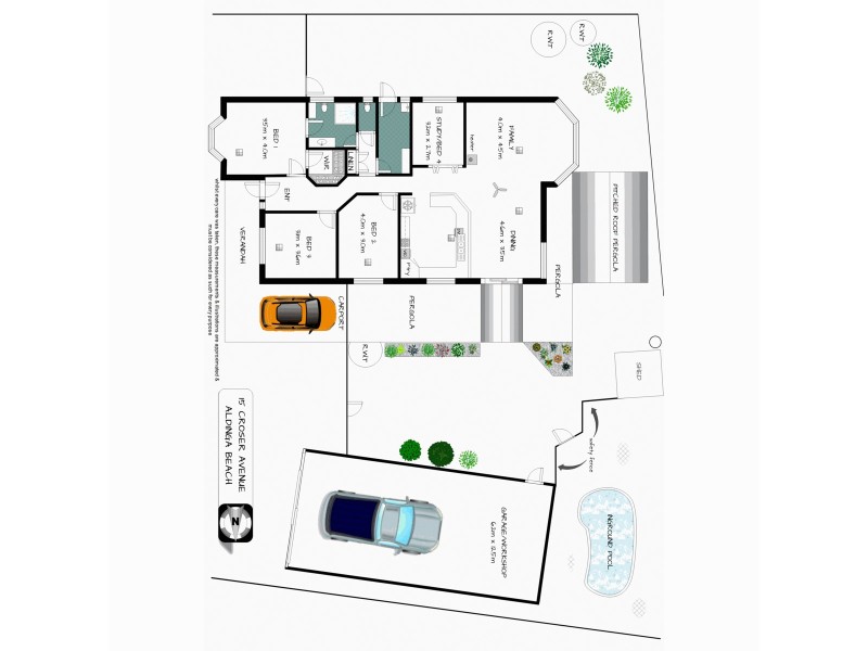 15 Croser Avenue, Aldinga Beach SA 5173 Floorplan