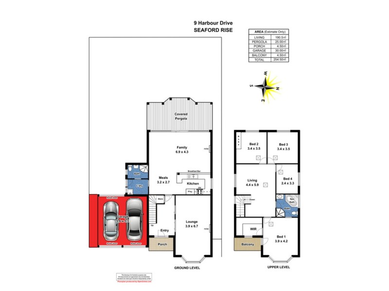 9 Harbour Drive, Seaford Rise SA 5169 Floorplan