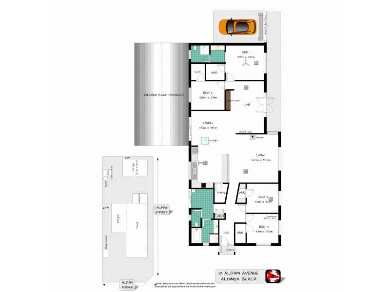 18 Aldam Avenue, Aldinga Beach SA 5173 Floorplan