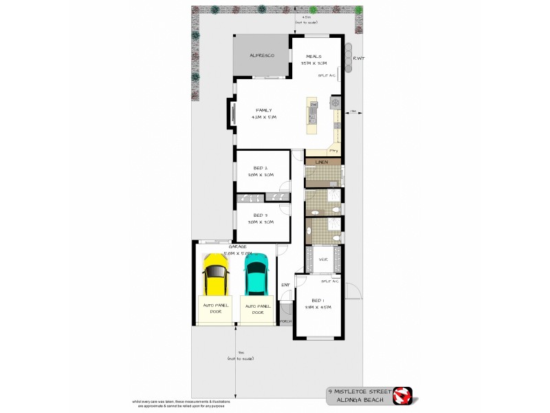 9 Mistletoe Street, Aldinga Beach SA 5173 Floorplan