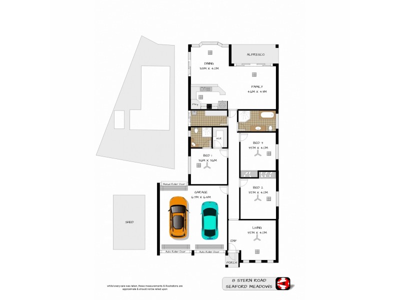 8 Stern Road, Seaford Meadows SA 5169 Floorplan
