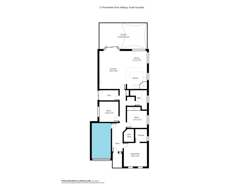 21 Periwinkle Drive, Aldinga Beach SA 5173 Floorplan