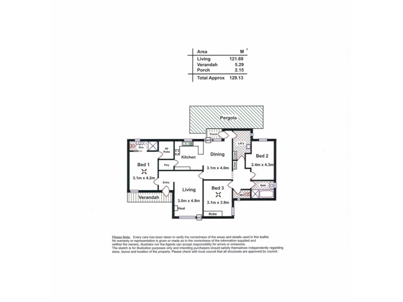 40 Germaine Street, Morphett Vale SA 5162 Floorplan