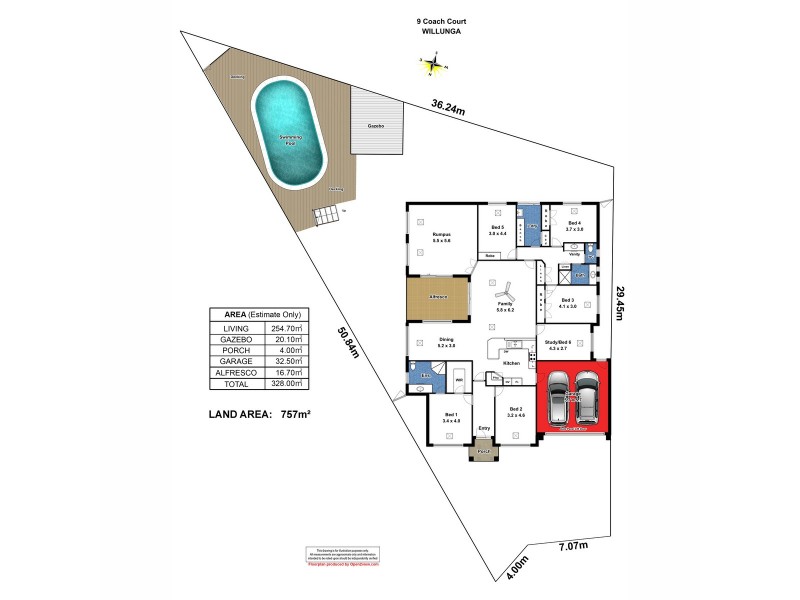 9 Coach Court, Willunga SA 5172 Floorplan