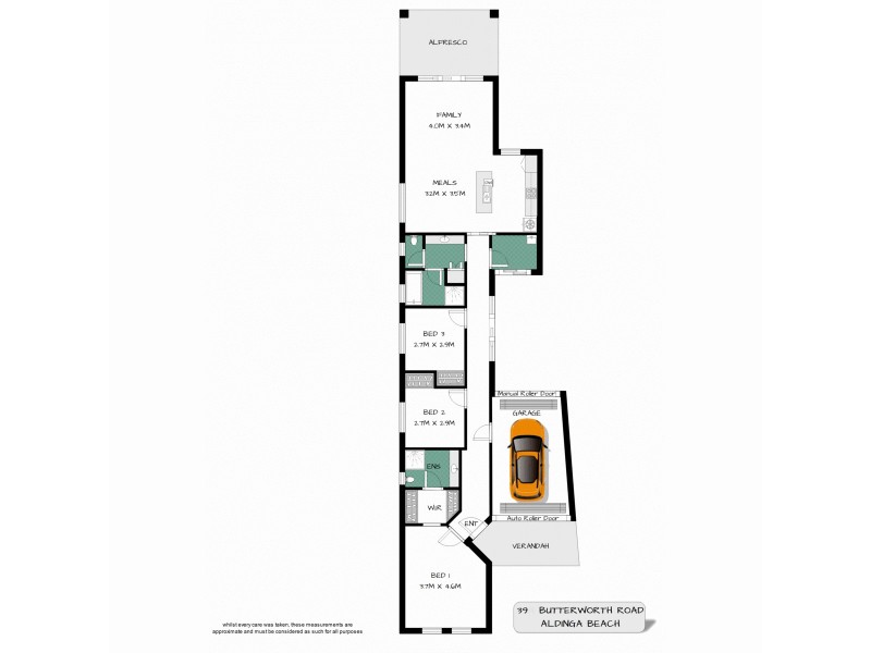 39 Butterworth Road, Aldinga Beach SA 5173 Floorplan
