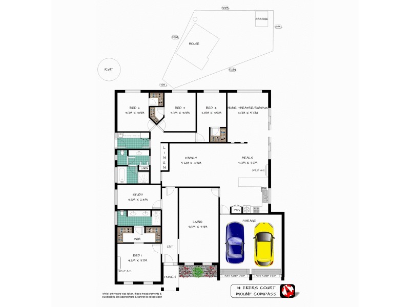 14 Ekers Court, Mount Compass SA 5210 Floorplan