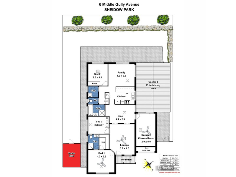 6 Middle Gully Avenue, Sheidow Park SA 5158 Floorplan