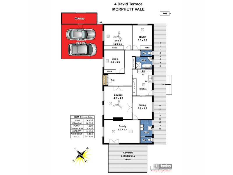 4 David Terrace, Morphett Vale SA 5162 Floorplan