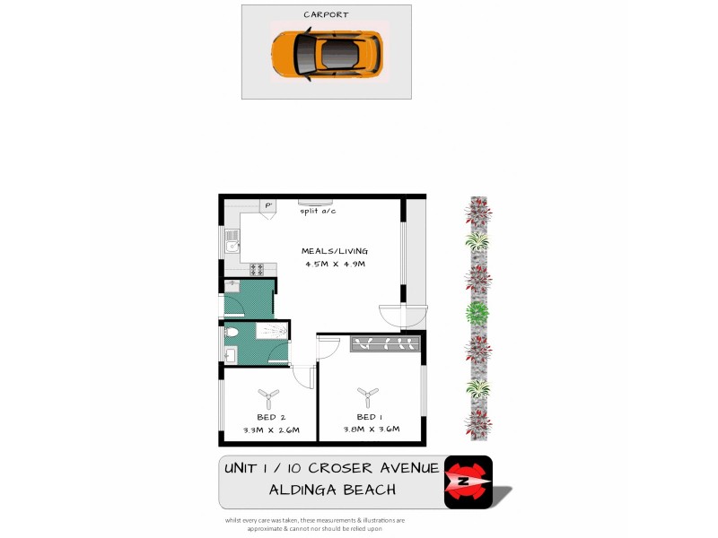 1/10 Croser Avenue, Aldinga Beach SA 5173 Floorplan