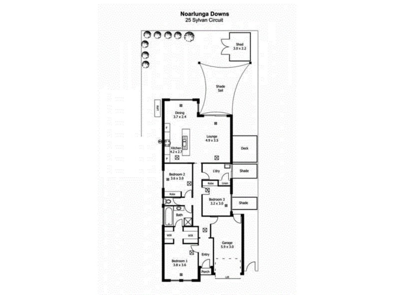 25 Sylvan Circuit, Noarlunga Downs SA 5168 Floorplan