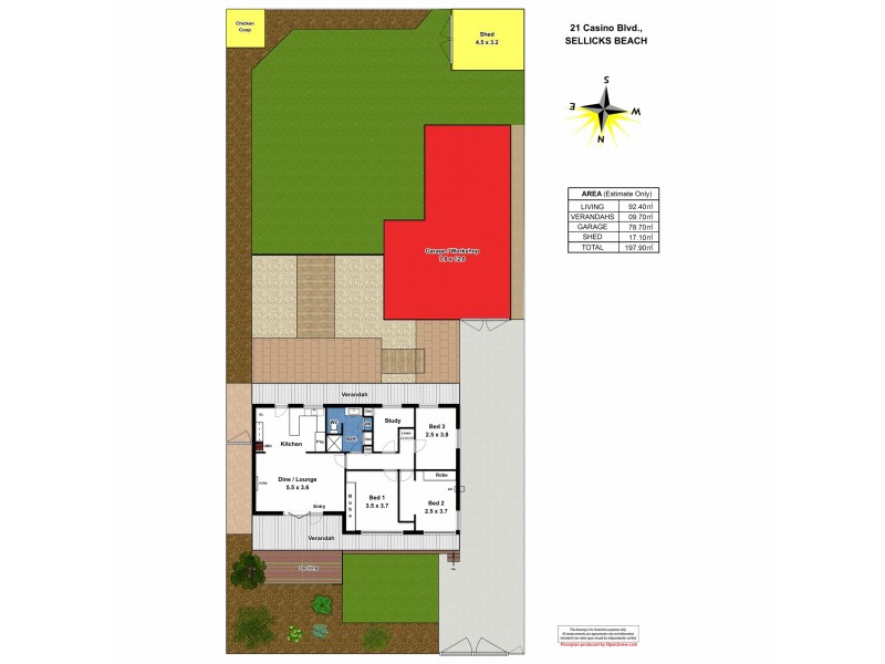 21 Casino Boulevard, Sellicks Beach SA 5174 Floorplan