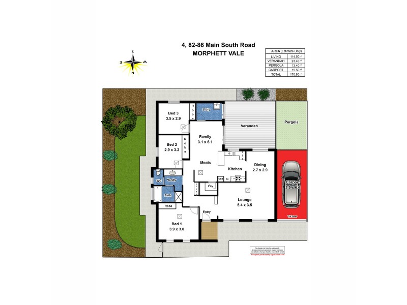 4/82 – 86 Main South Road, Morphett Vale SA 5162 Floorplan