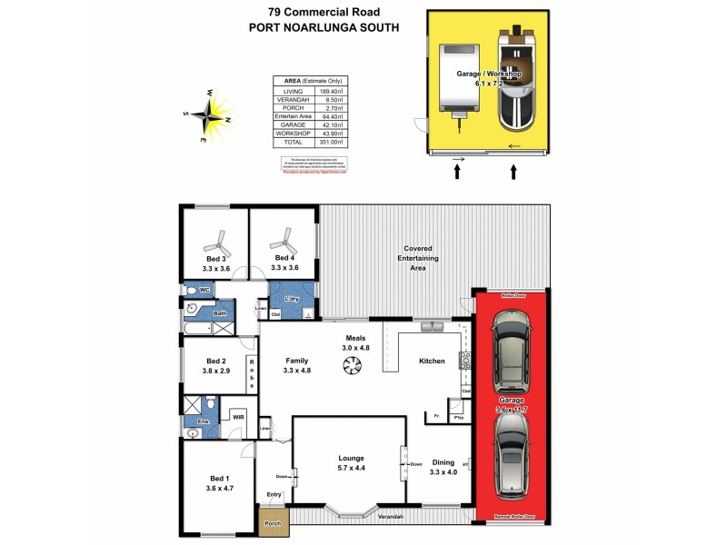 79 Commercial Road, Port Noarlunga South SA 5167 Floorplan