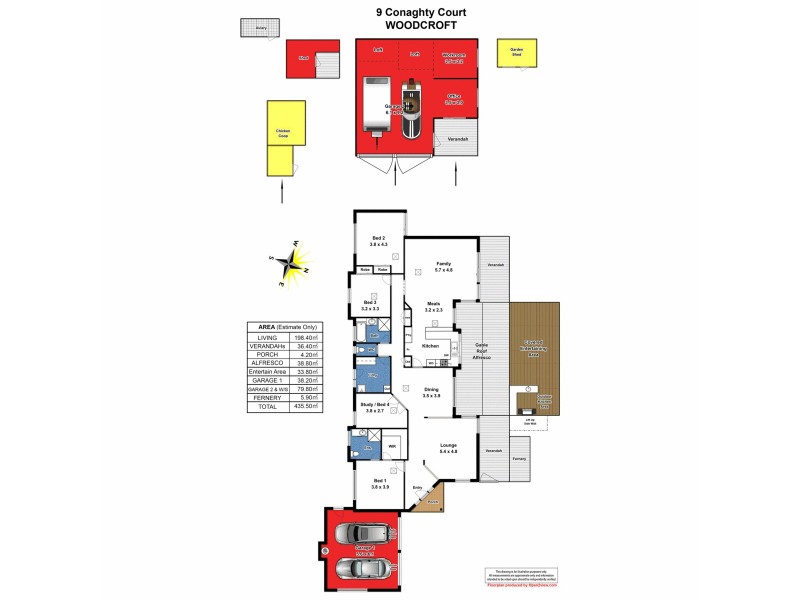 9 Conaghty Court, Woodcroft SA 5162 Floorplan