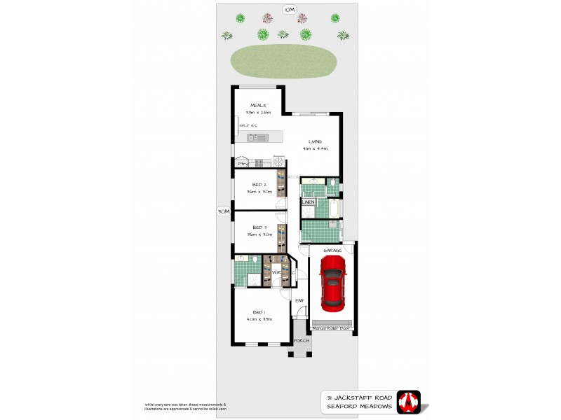 31 Jackstaff Road, Seaford Meadows SA 5169 Floorplan