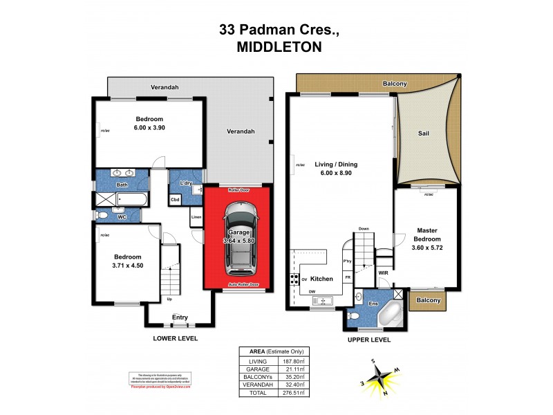 33 Padman Crescent, Middleton SA 5213 Floorplan