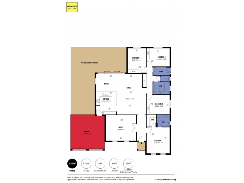 6 Halcyon Circuit, Aldinga Beach SA 5173 Floorplan