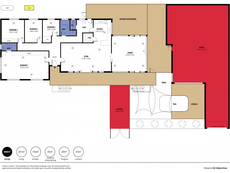36 Wootoona Avenue, Christies Beach SA 5165 Floorplan
