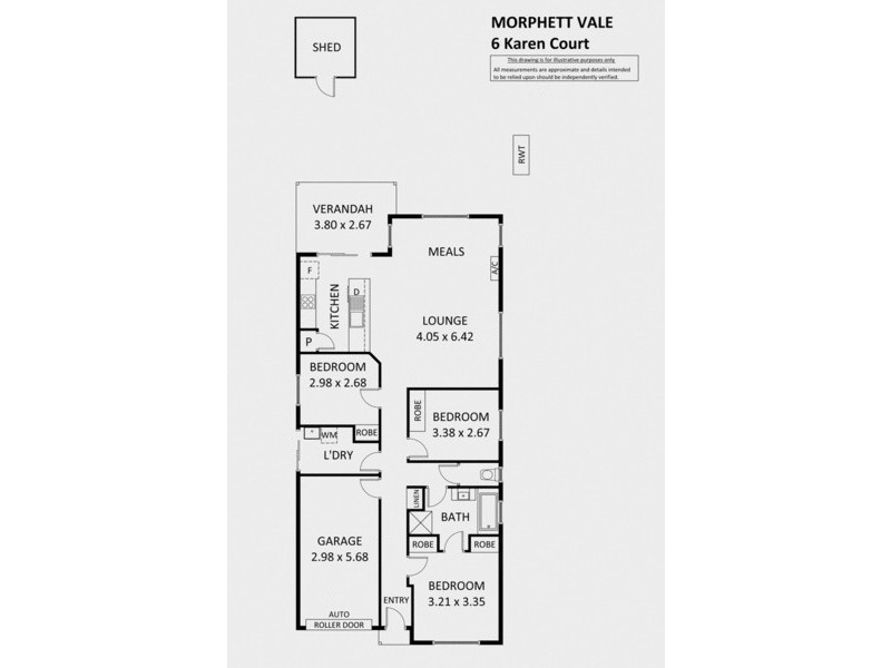6 Karen Court, Morphett Vale SA 5162 Floorplan