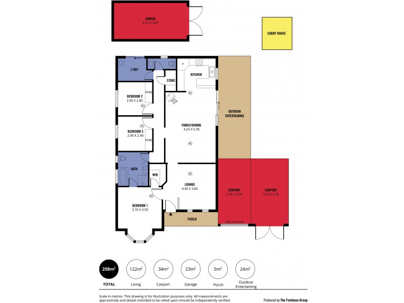 107 Pridham Boulevard, Aldinga Beach SA 5173 Floorplan