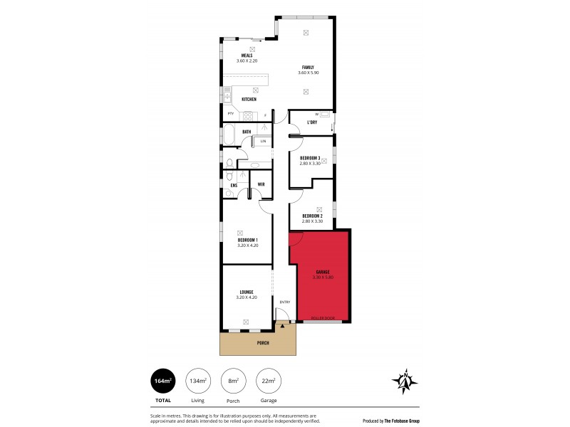 12 Evergreen Court, Aldinga Beach SA 5173 Floorplan