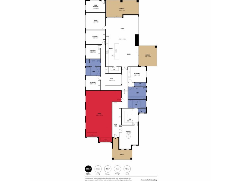4 Duncanson Avenue, Sellicks Beach SA 5174 Floorplan